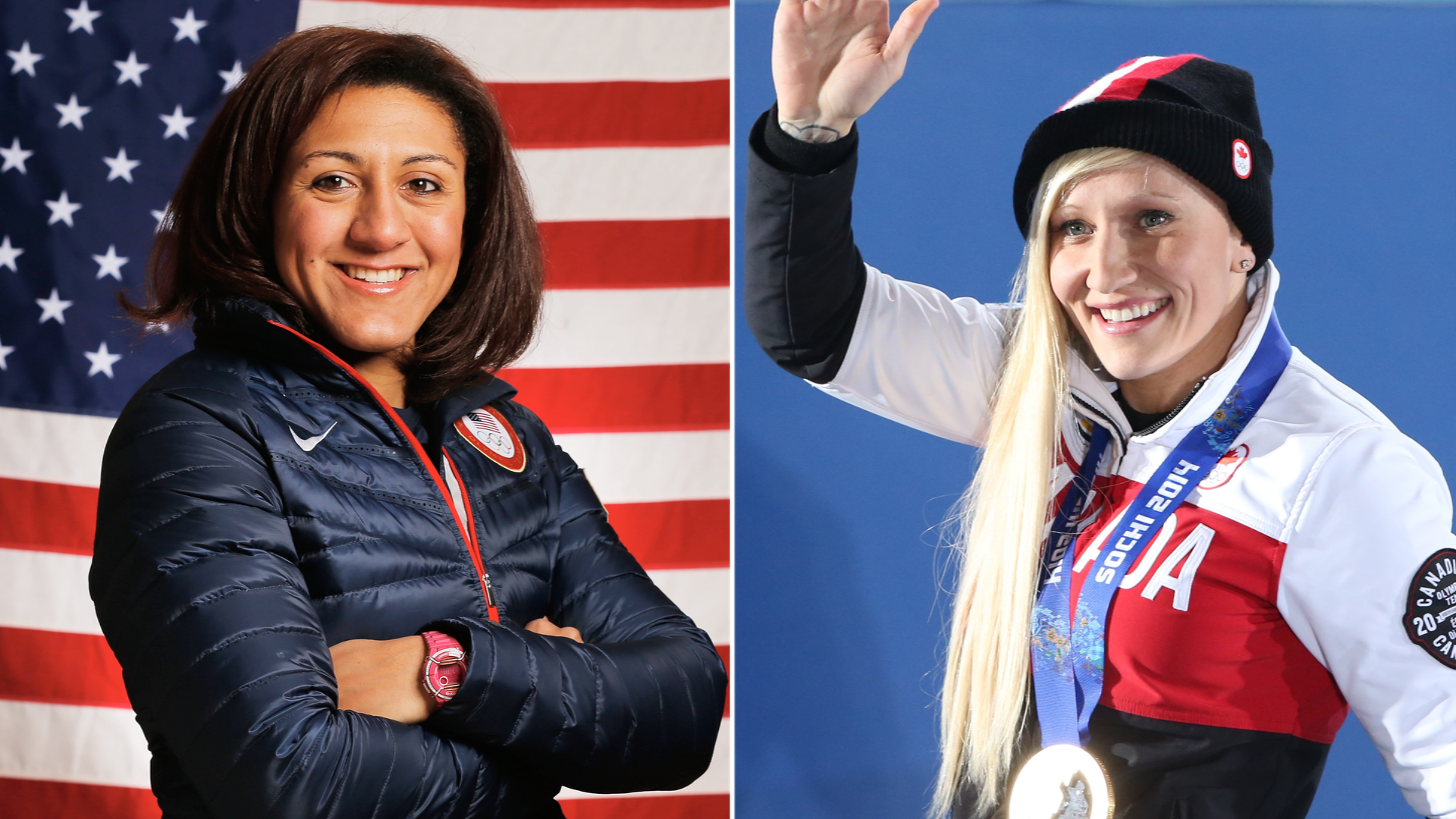 Elana Meyers-Taylor and Kaillie Humphries