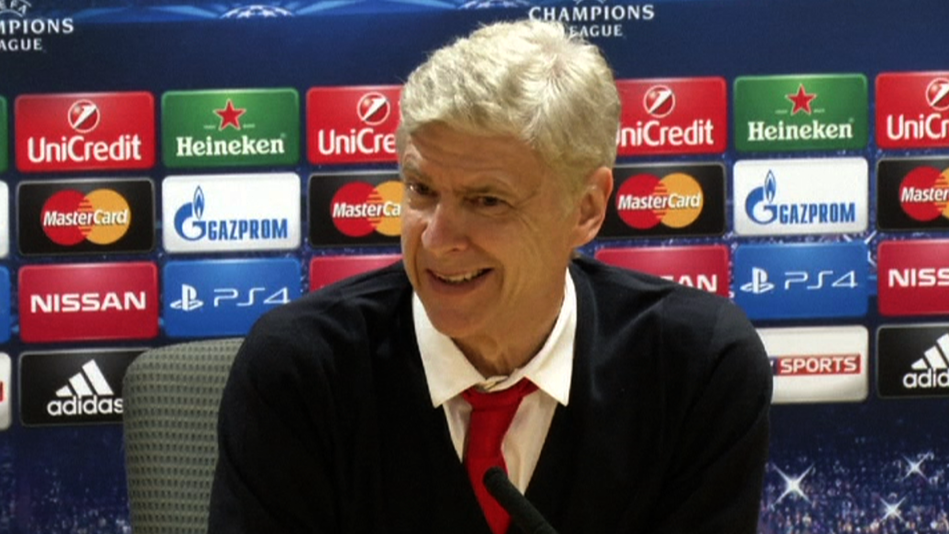 Arsenal boss Arsene Wenger after their 2-0 Champions League win over Borussia Dortmund