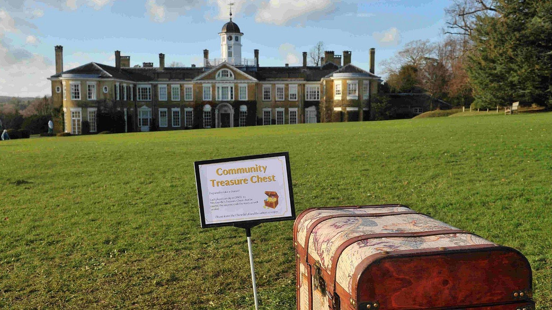 Community chest in Polesdenopoly at Polesden Lacey