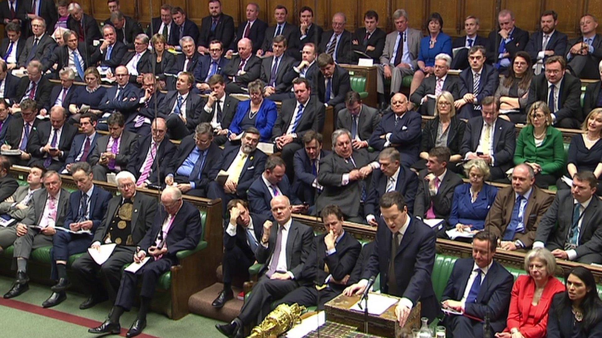 George Osborne in the Commons