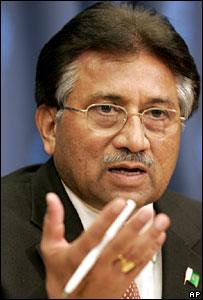 Pakistani President Gen Pervez Musharraf