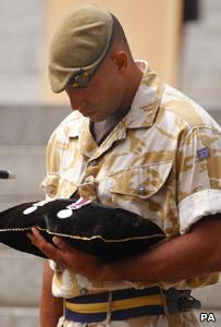 Soldier from First Battalion, the Princess of Wales's Royal Regiment