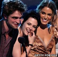 Robert Pattinson, Kristen Stewart and Nikki Reed