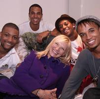 JLS with Jo Whiley