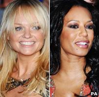 Emma Bunton and Melanie Brown