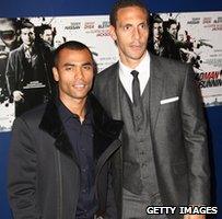 Ashley Cole and Rio Ferdinand