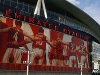 The Emirates stadium