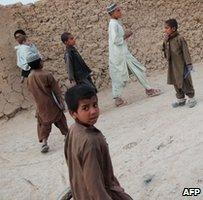 Afghan children in Helmand province