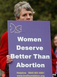 Abortion protestor