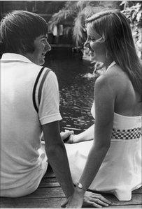 Jimmy Connors and Chris Evert