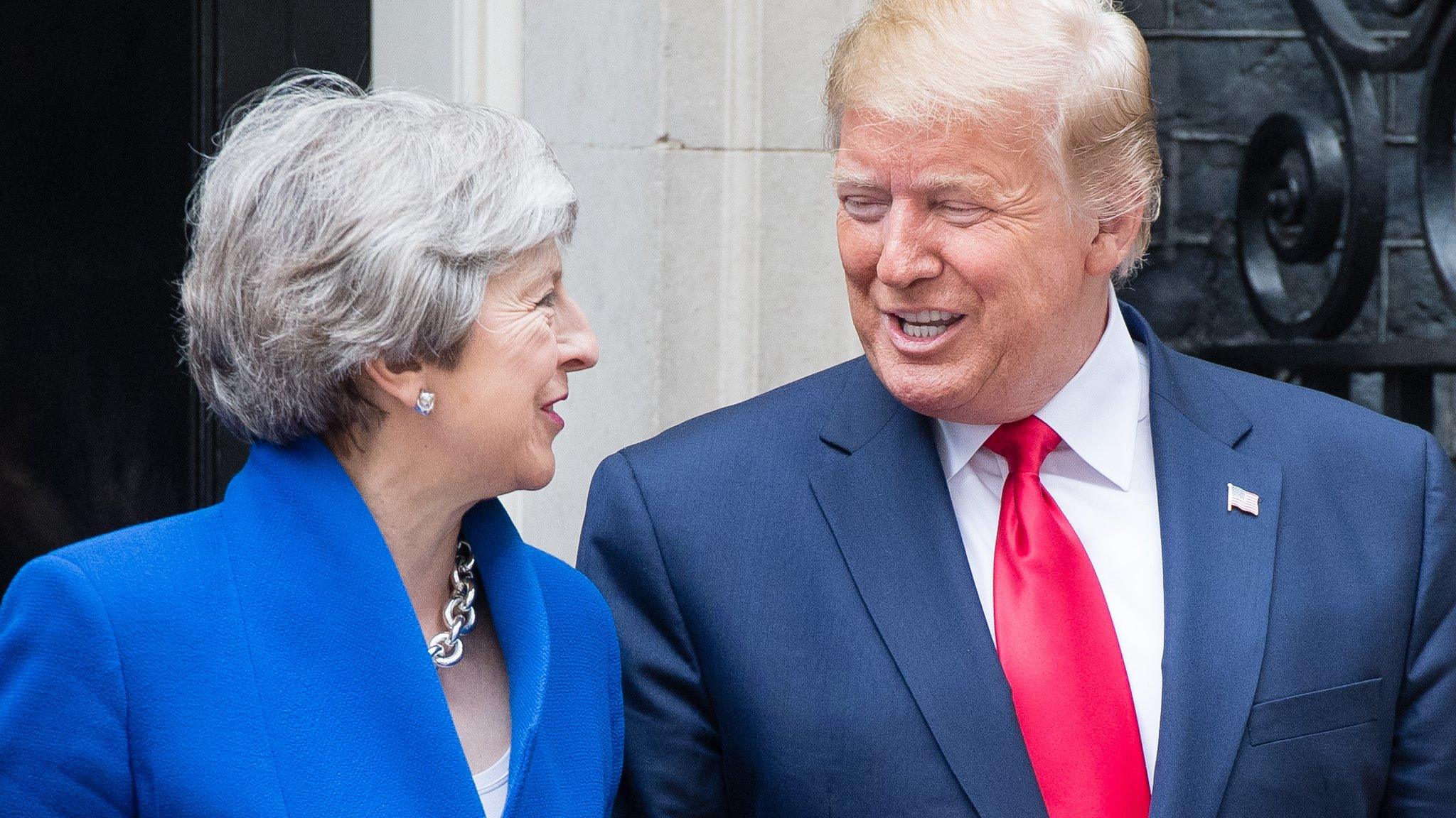 Donald-Trump-and-Theresa-May-meet-in-London