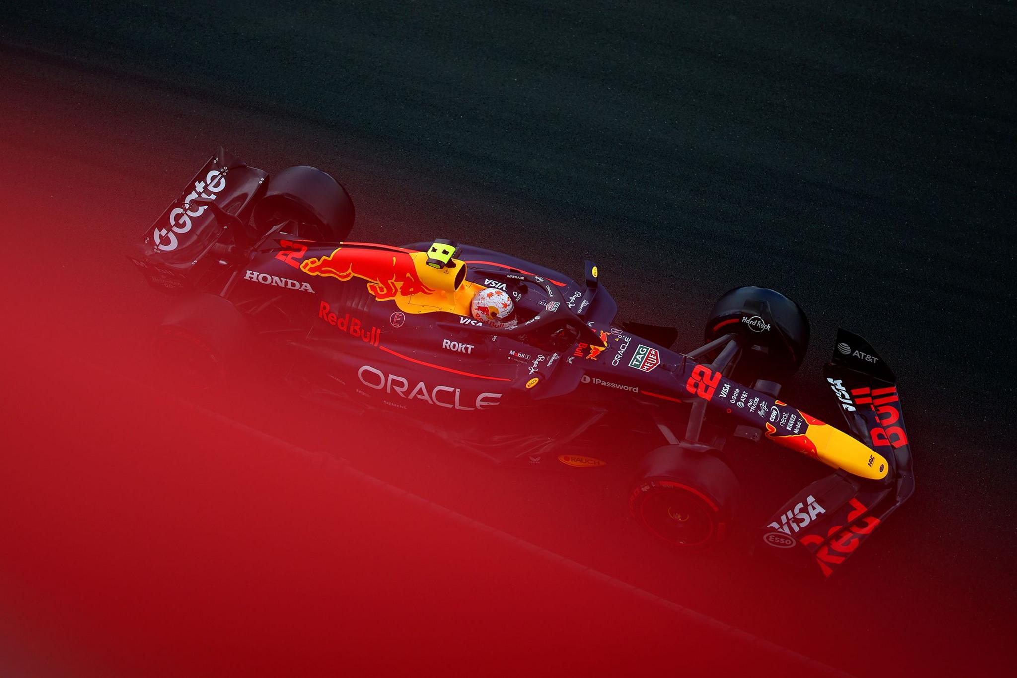Japan's Yuki Tsunoda driving the Oracle Red Bull Racing RB21 on track during practice ahead of the F1 Grand Prix of Hungary in Budapest. Photo by Zak Mauger