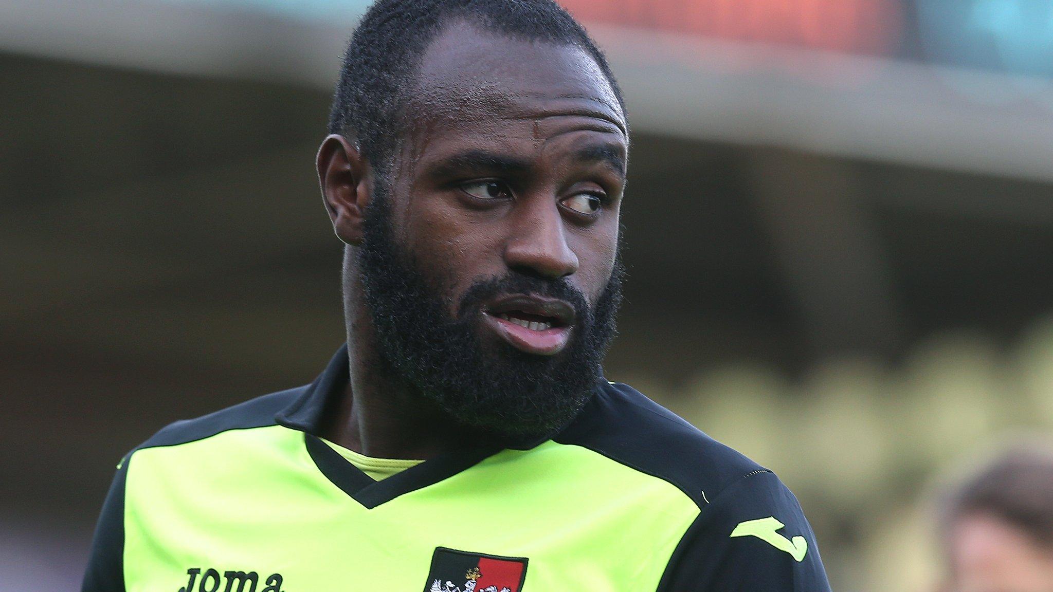 Hiram Boateng in action for Exeter City