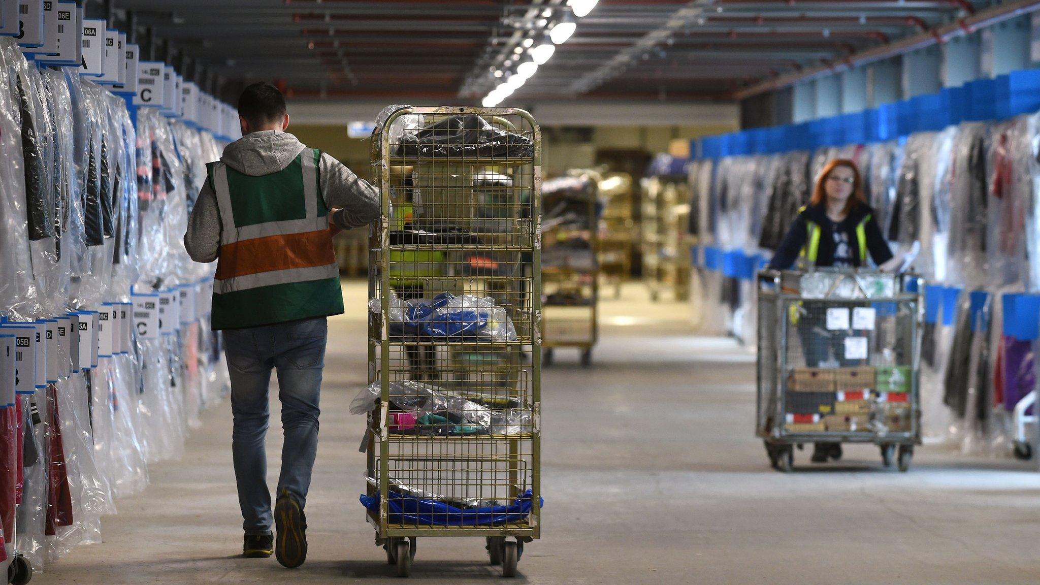 warehouse workers