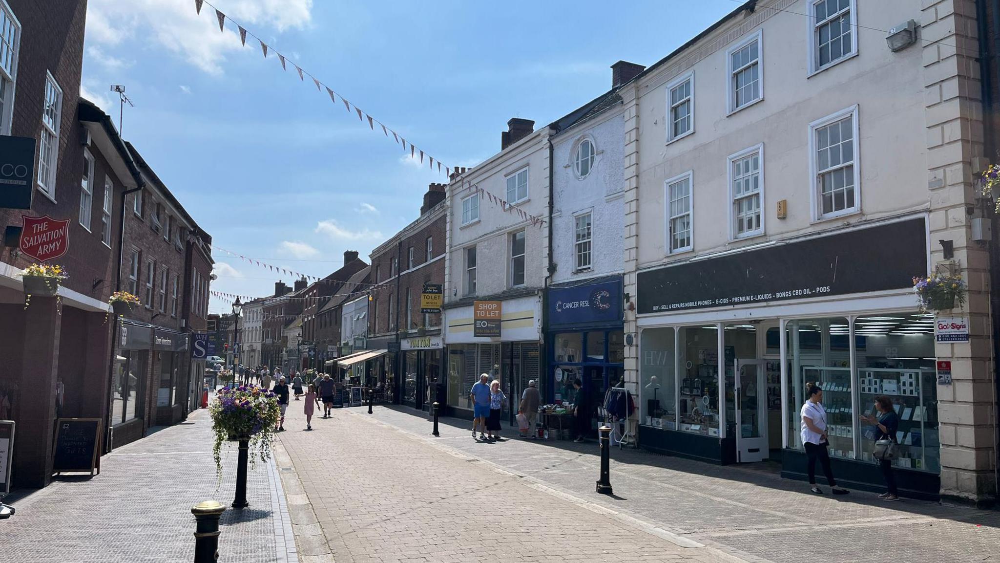 Town of Stone, in Staffordshire