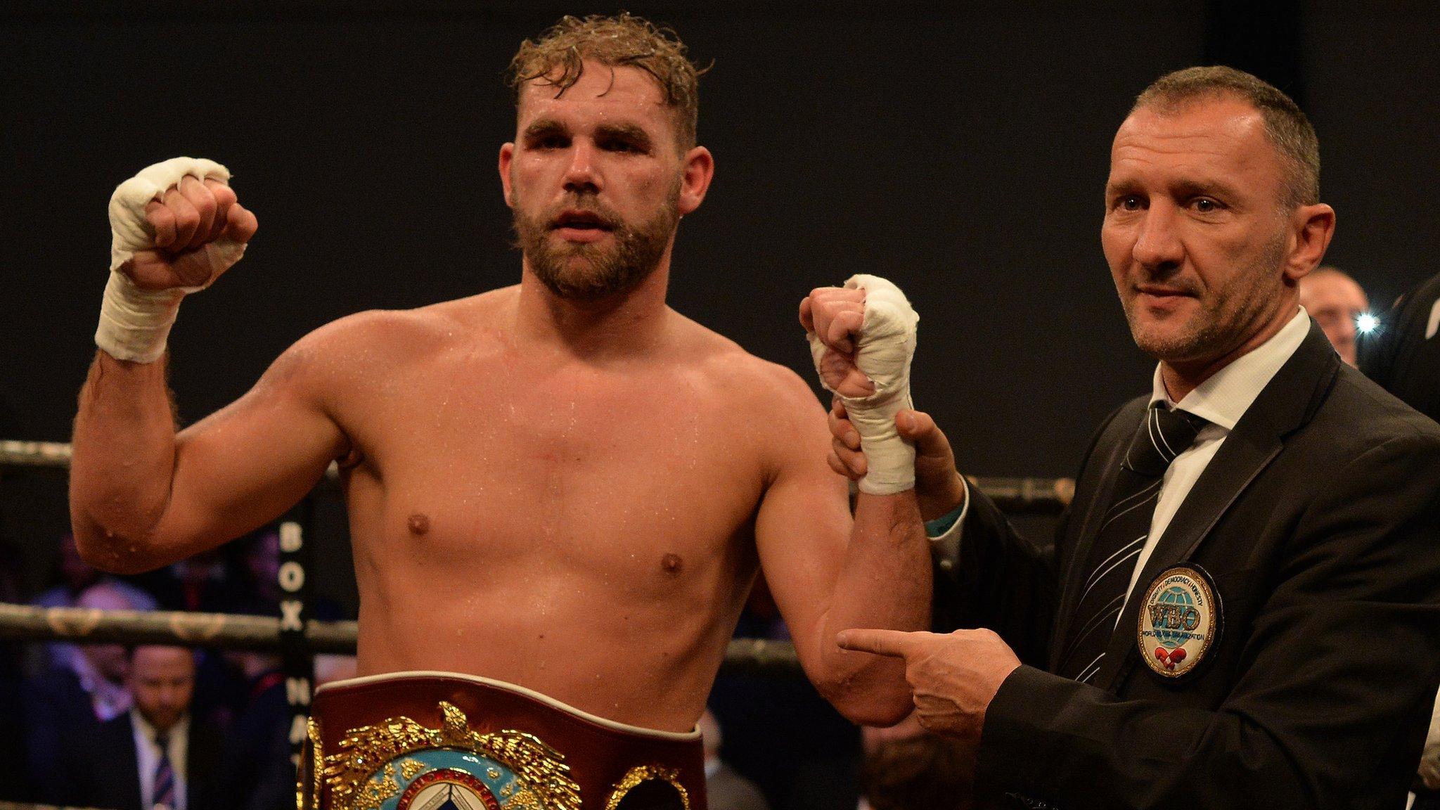 Boxer Billy Joe Saunders