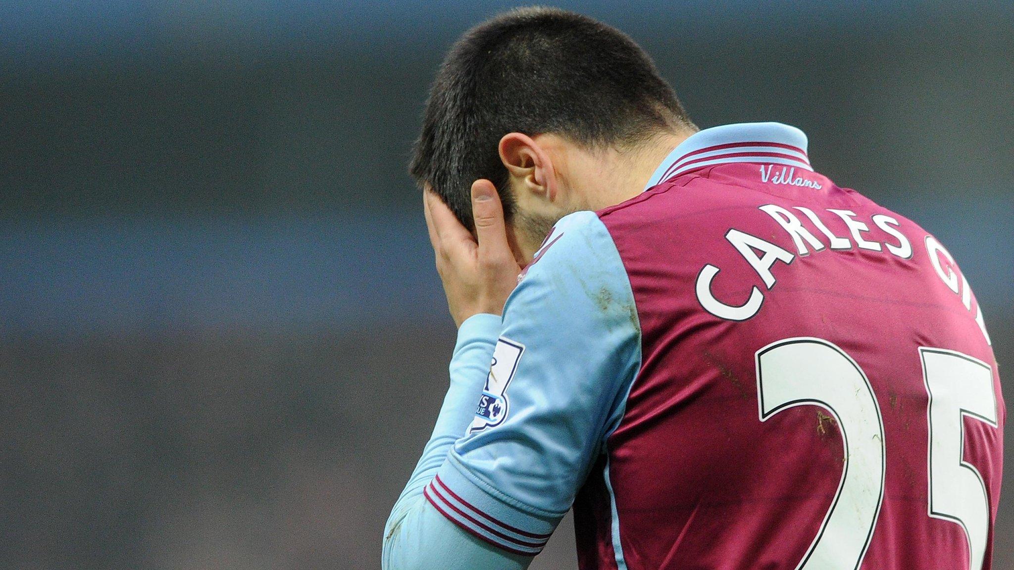 Aston Villa midfielder Carles Gil