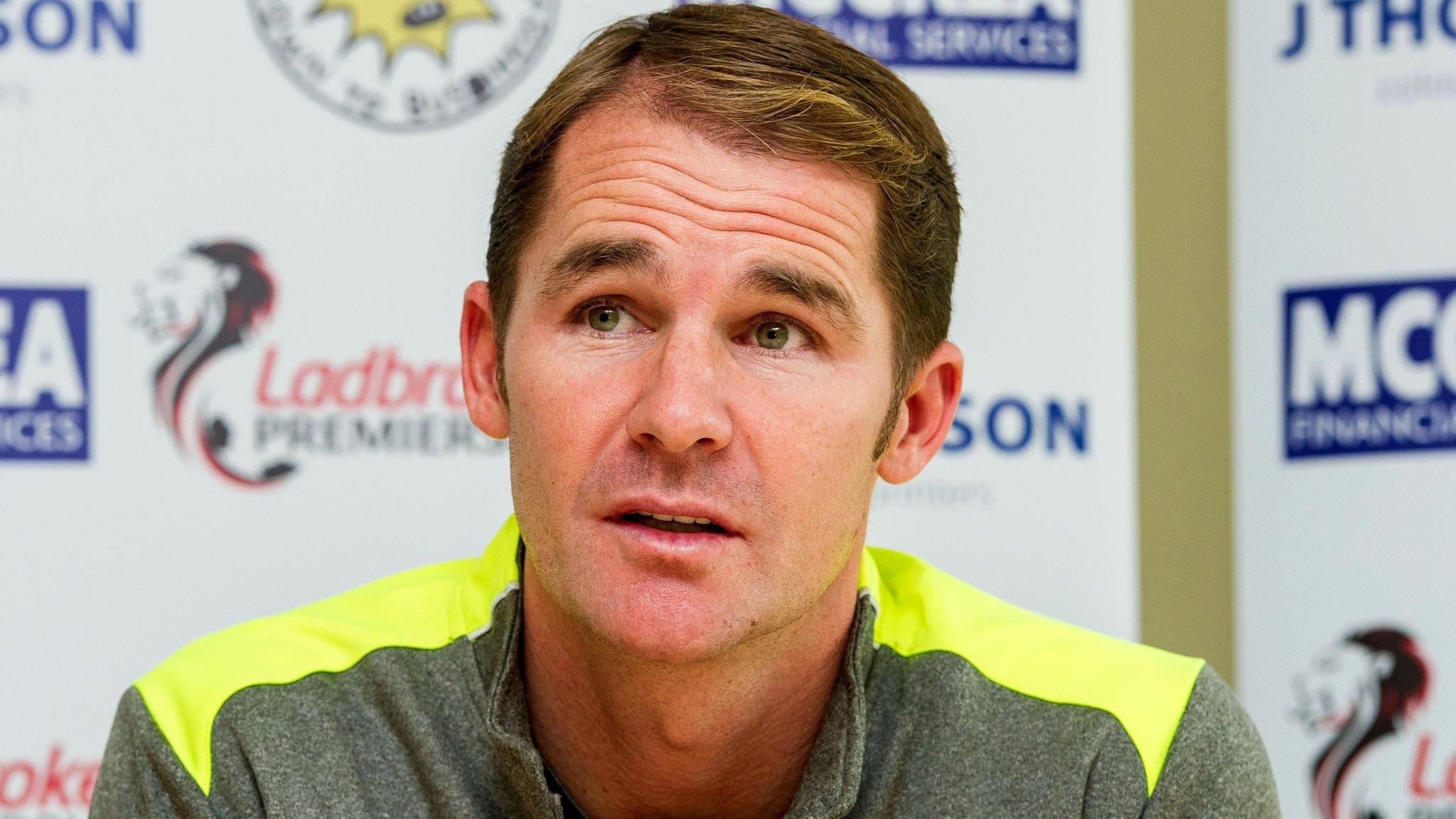 Partick Thistle manager Alan Archibald