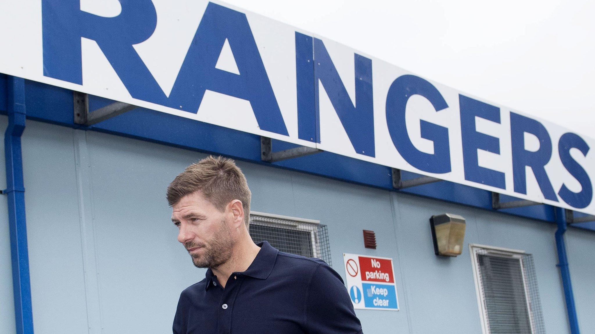 Steven Gerrard at Ibrox