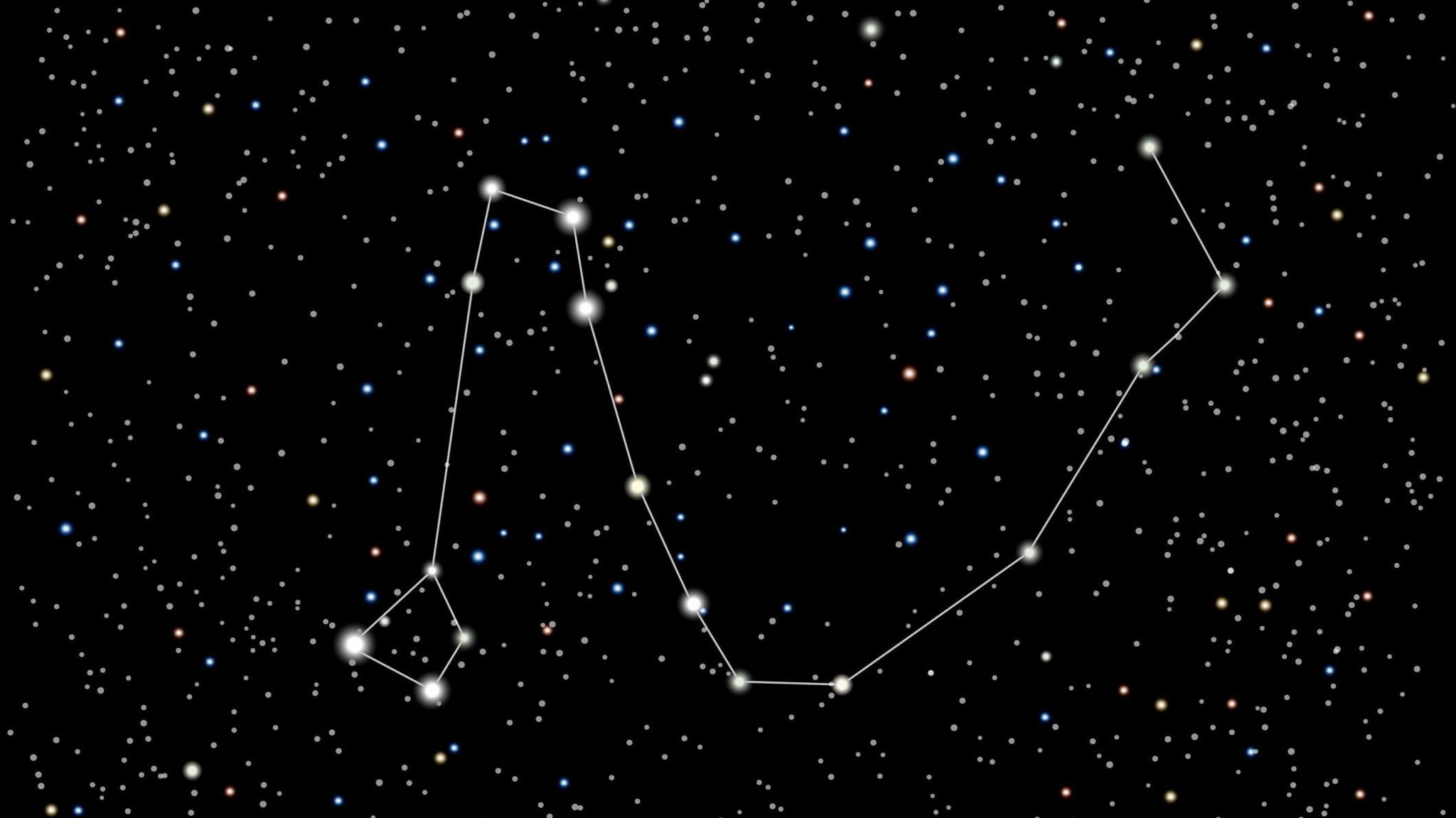 The constellation Draco - the Dragon