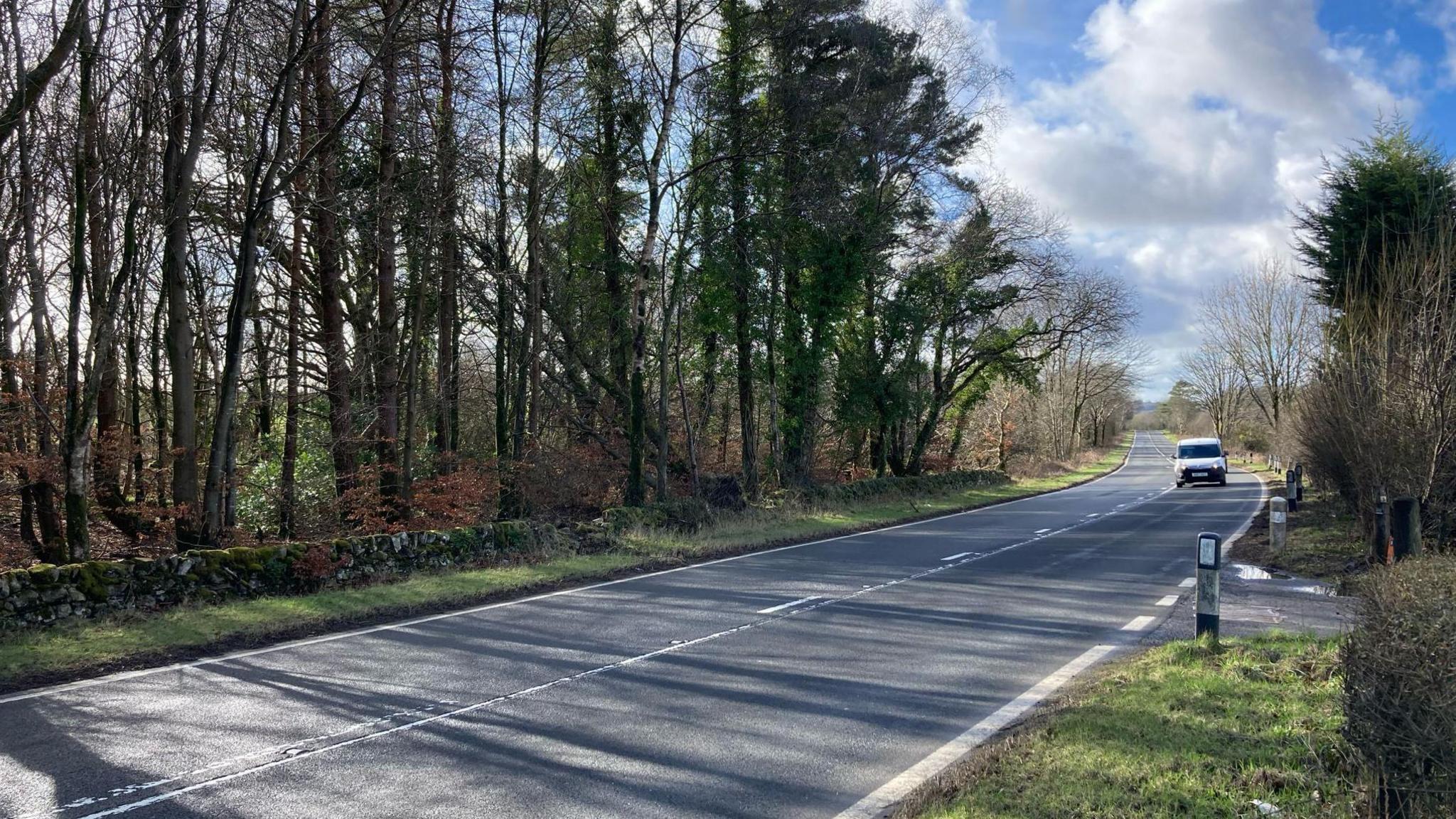 The A75 near Kirkcowan