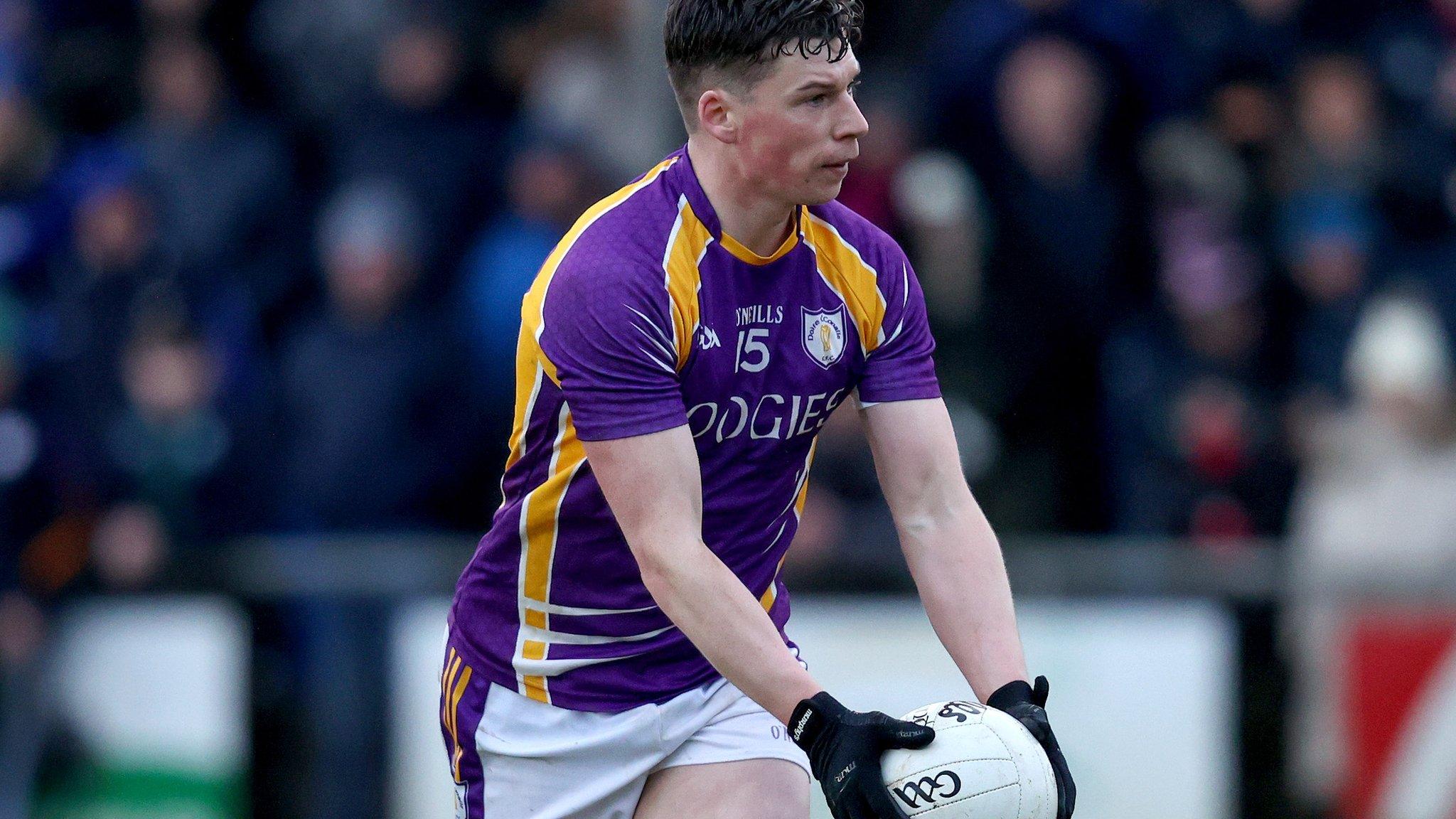 Gary McKenna scored an early goal for Derrygonnelly Harps in Sunday's Fermanagh SFC final