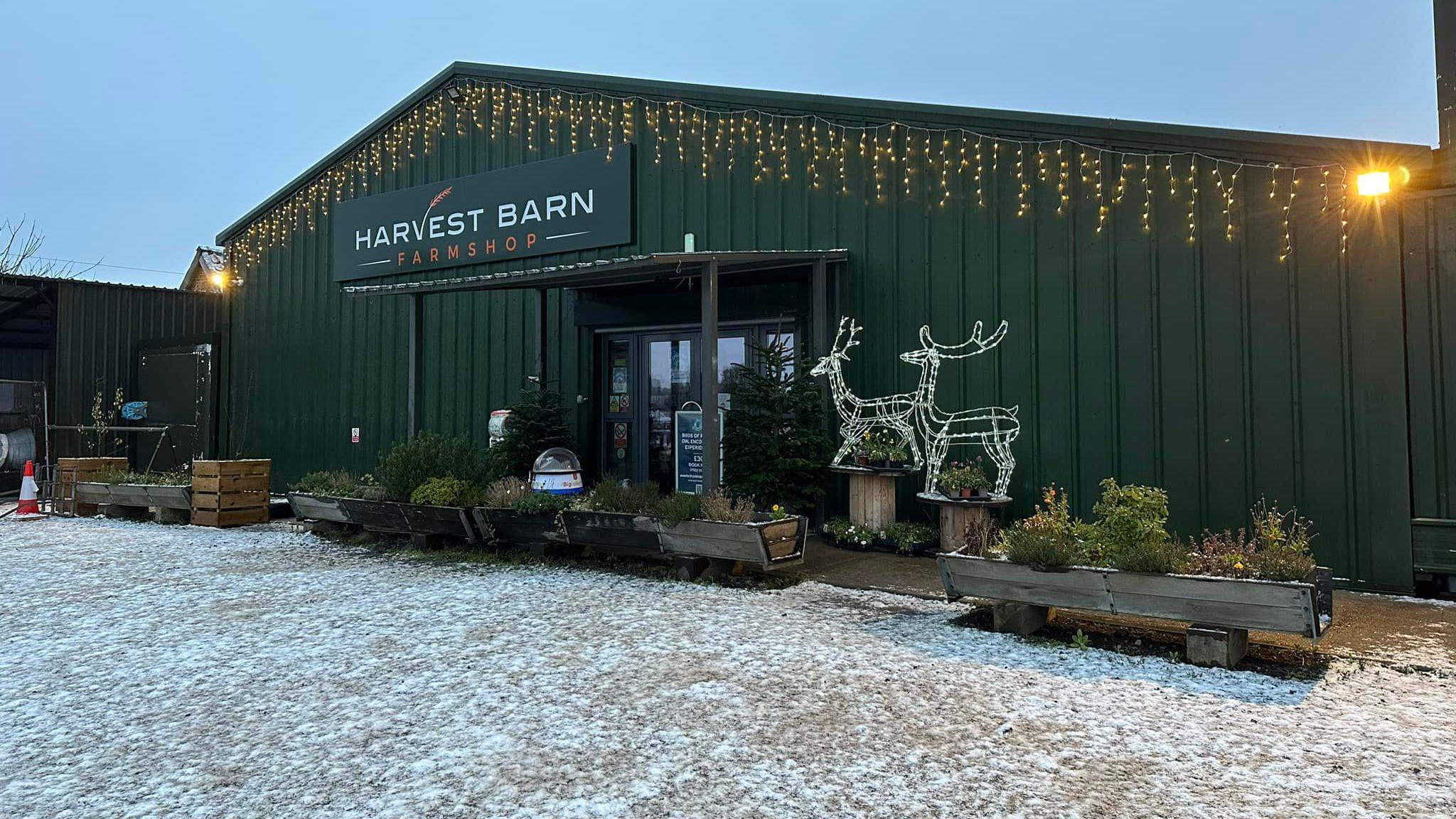 Entrance to a farm shop