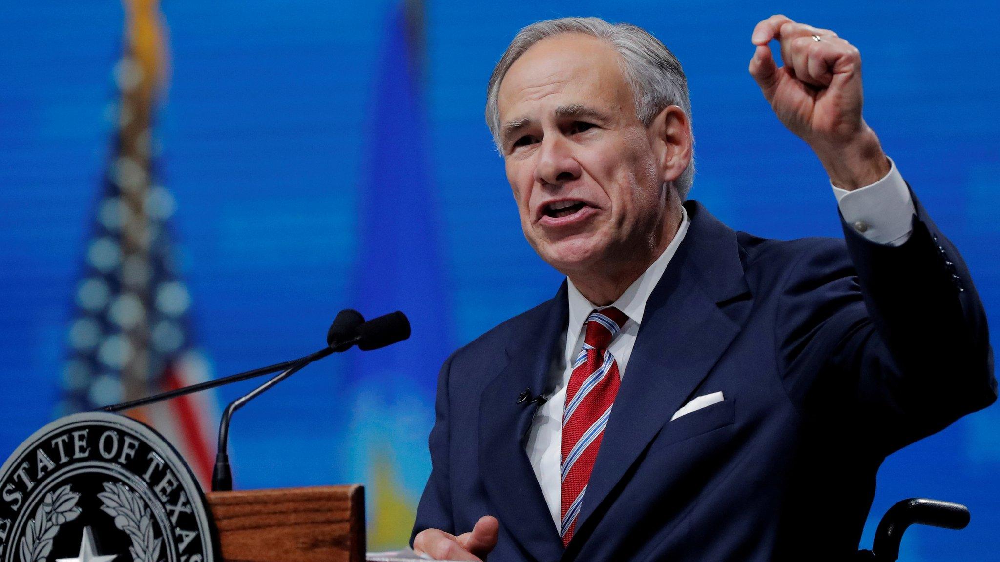 Texas governor Greg Abbott