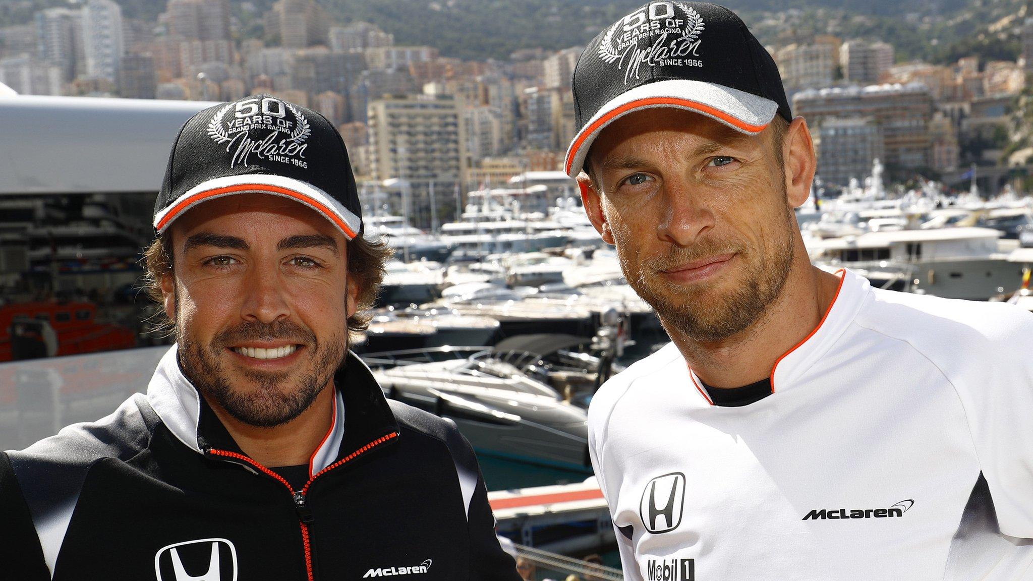 Fernando Alonso and Jenson Button