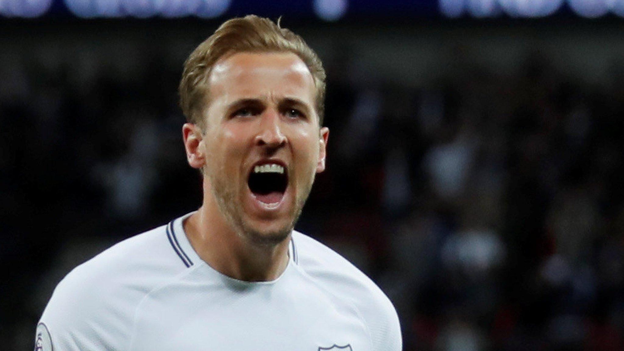 Harry Kane celebrates goal