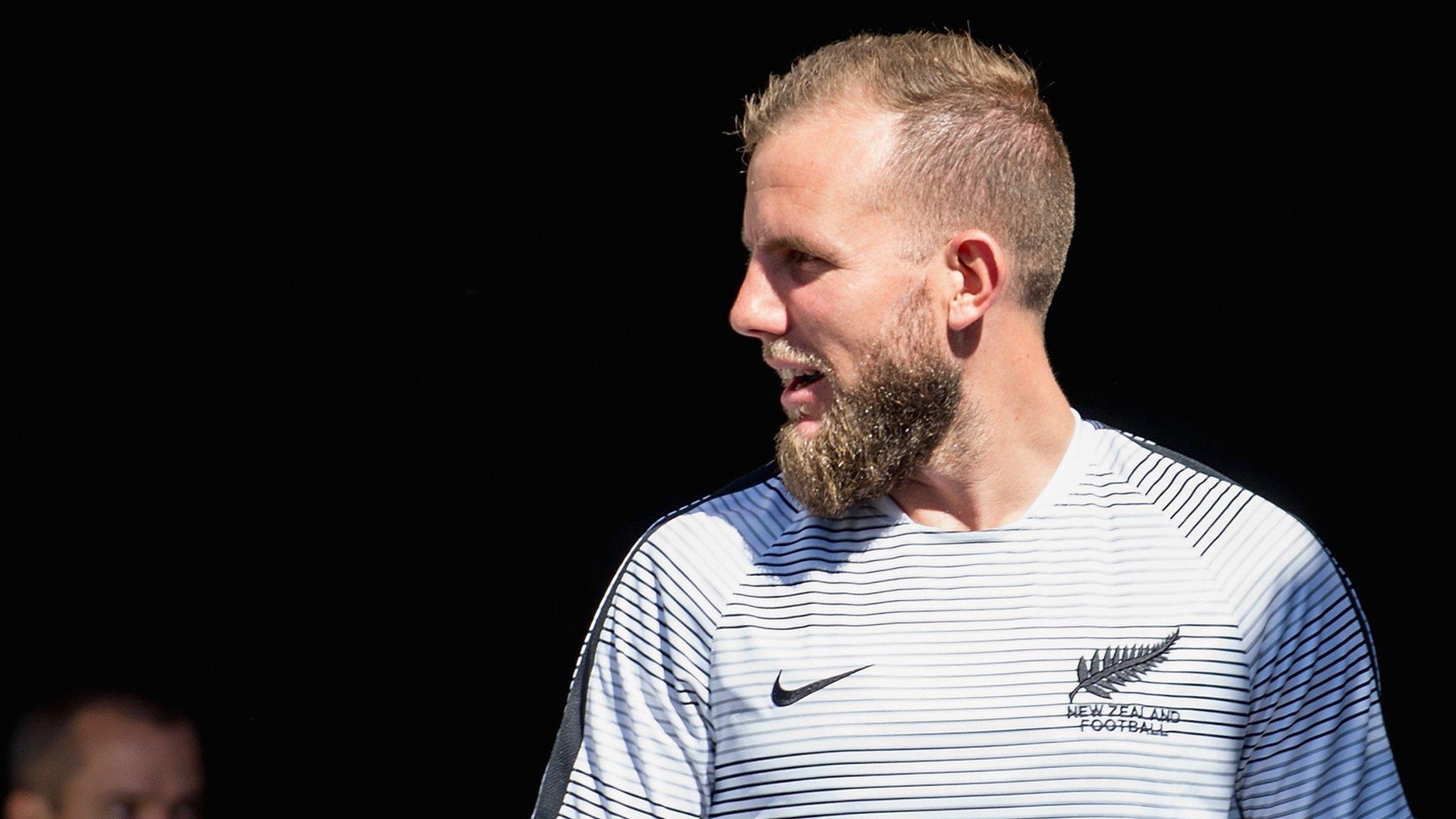 New Zealand and SuperSport United's Jeremy Brockie