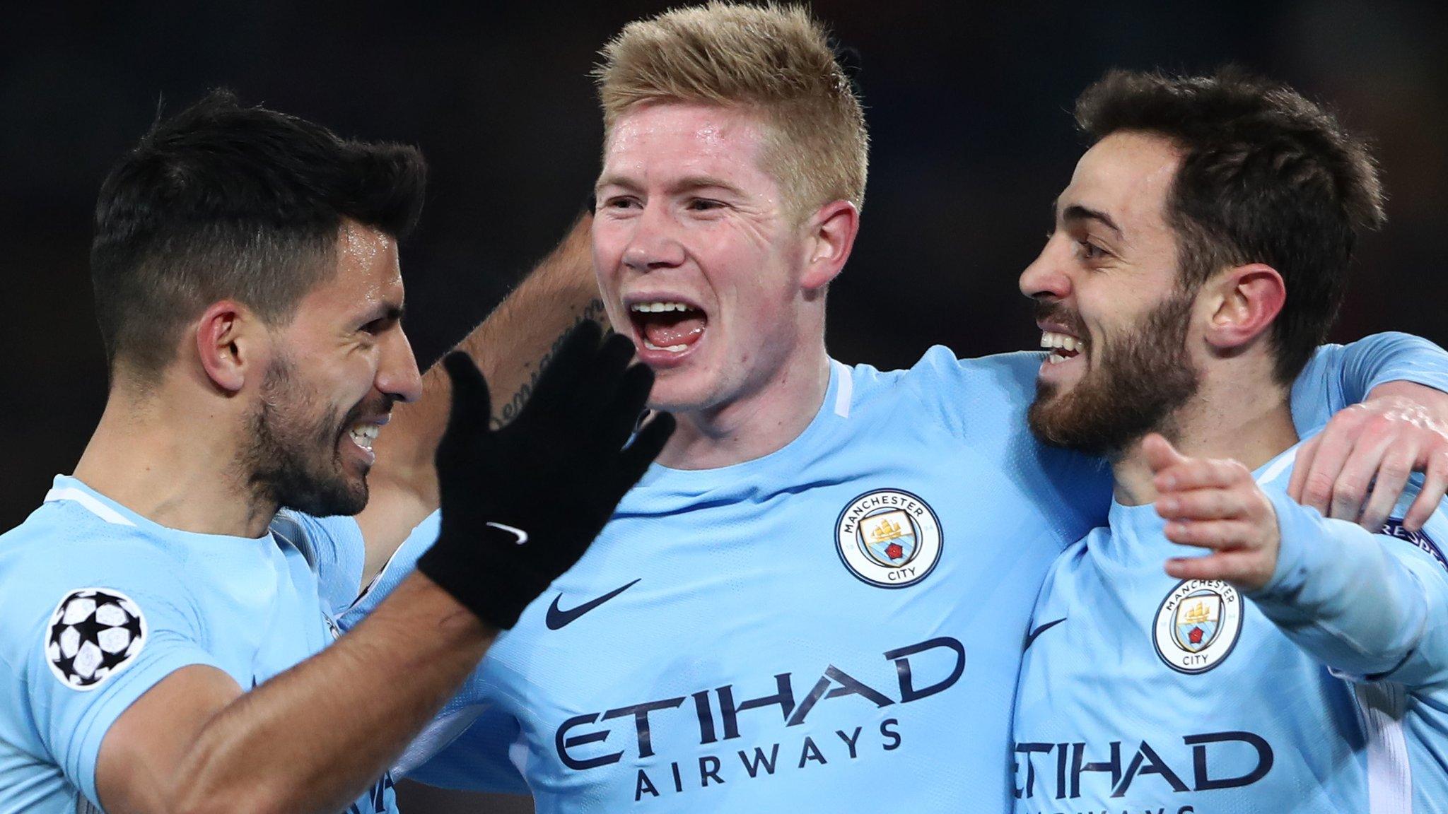 Aguero, De Bruyne, Silva