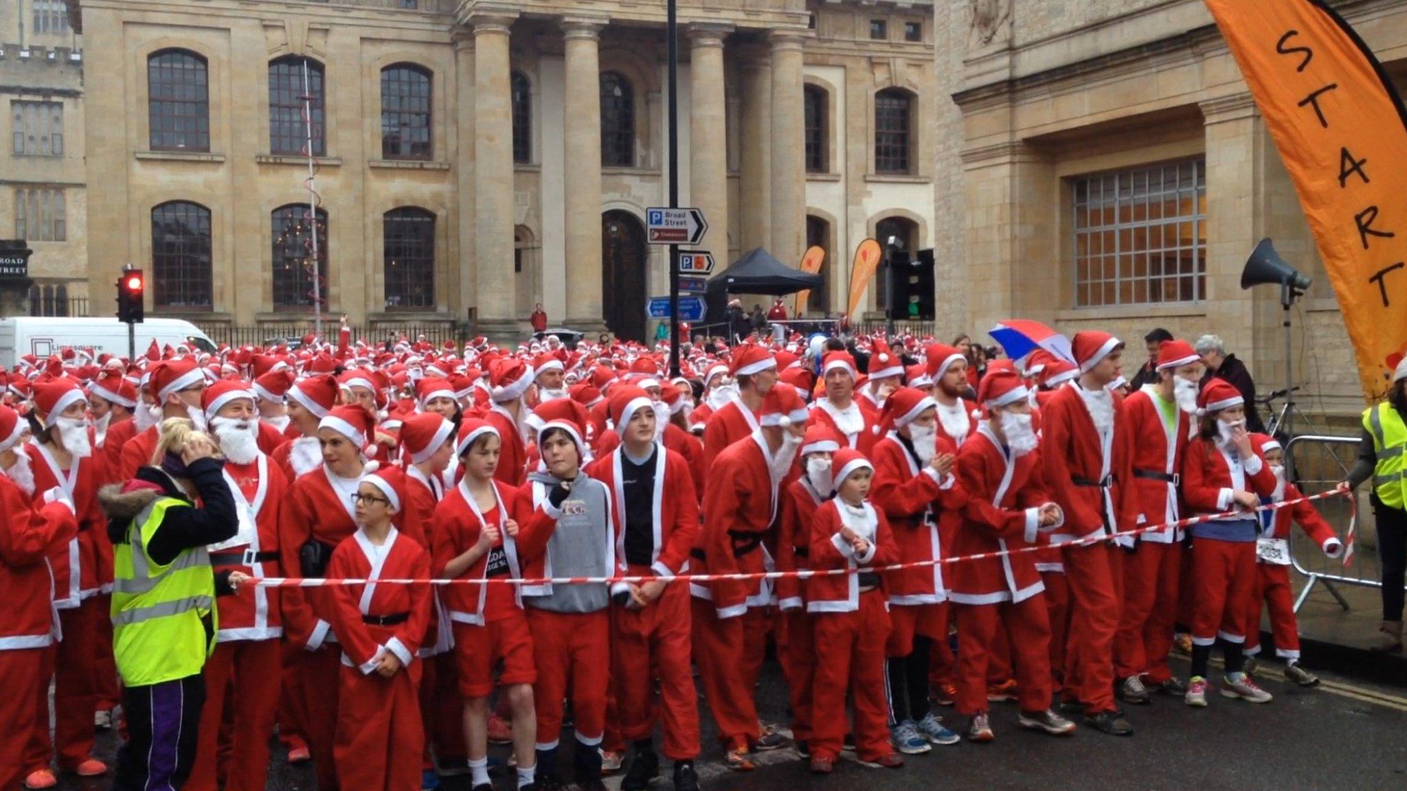 Oxford Santa Run 2015