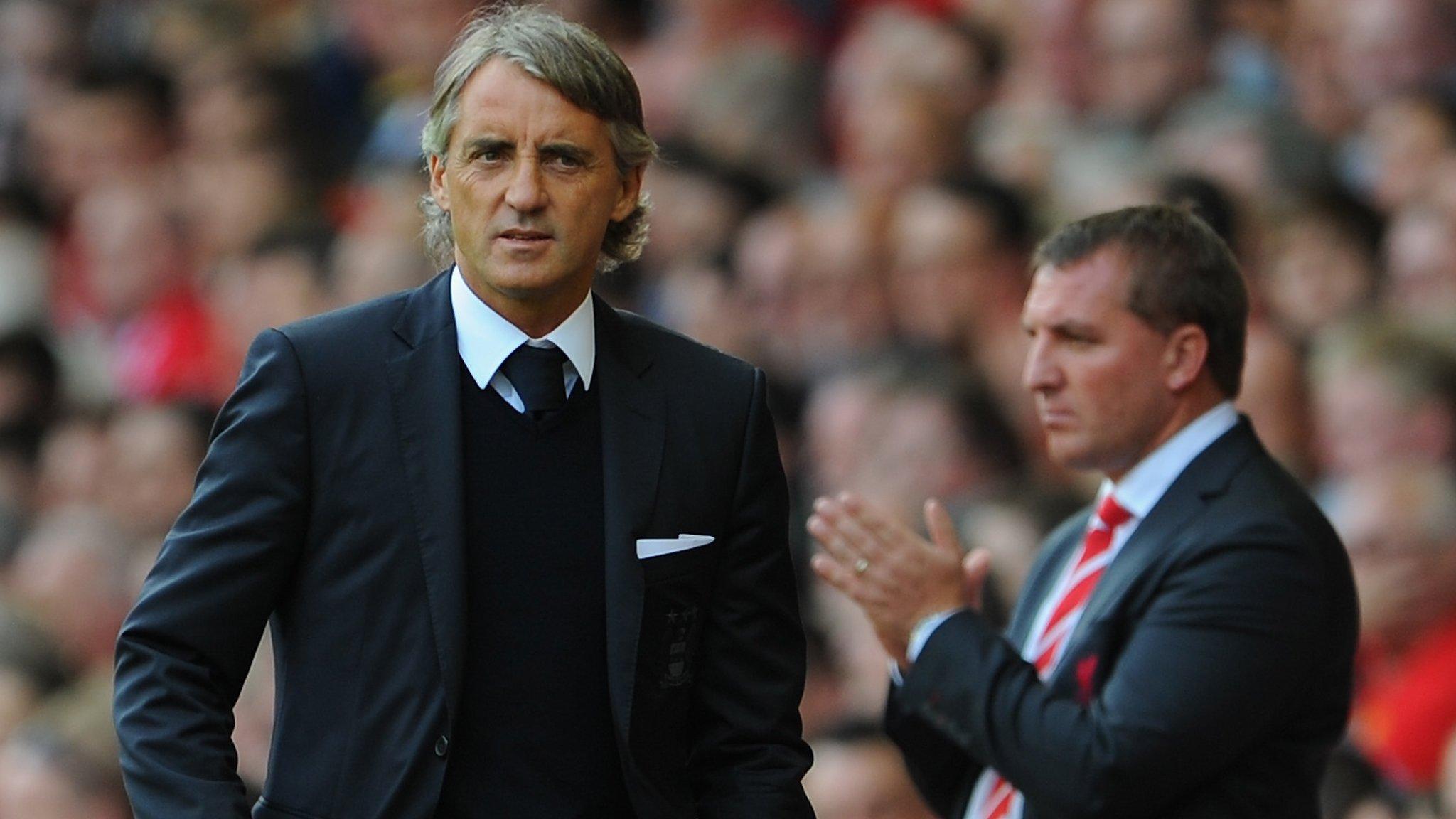 Roberto Mancini and Brendan Rodgers