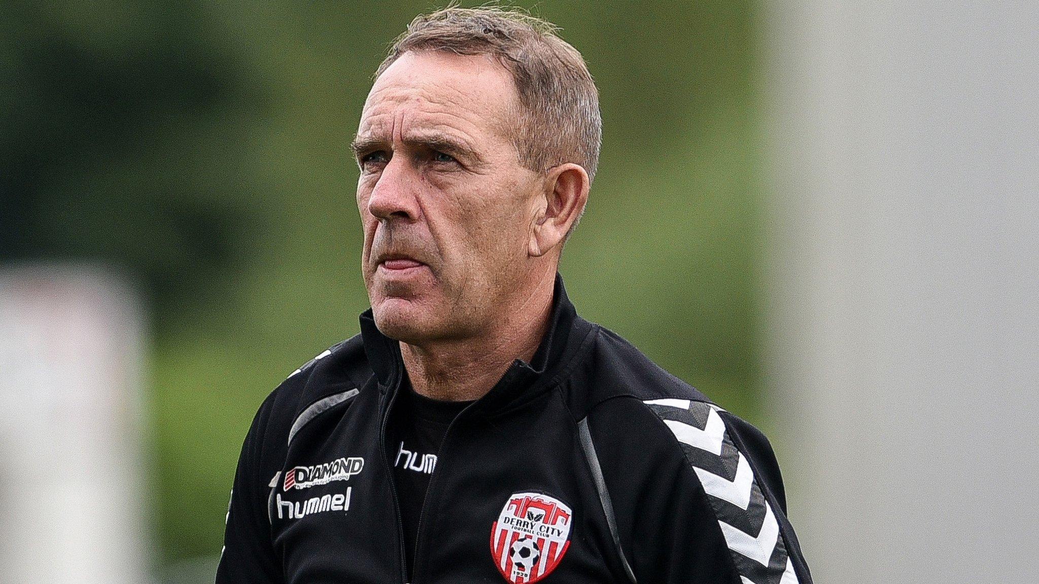 Derry City manager Kenny Shiels