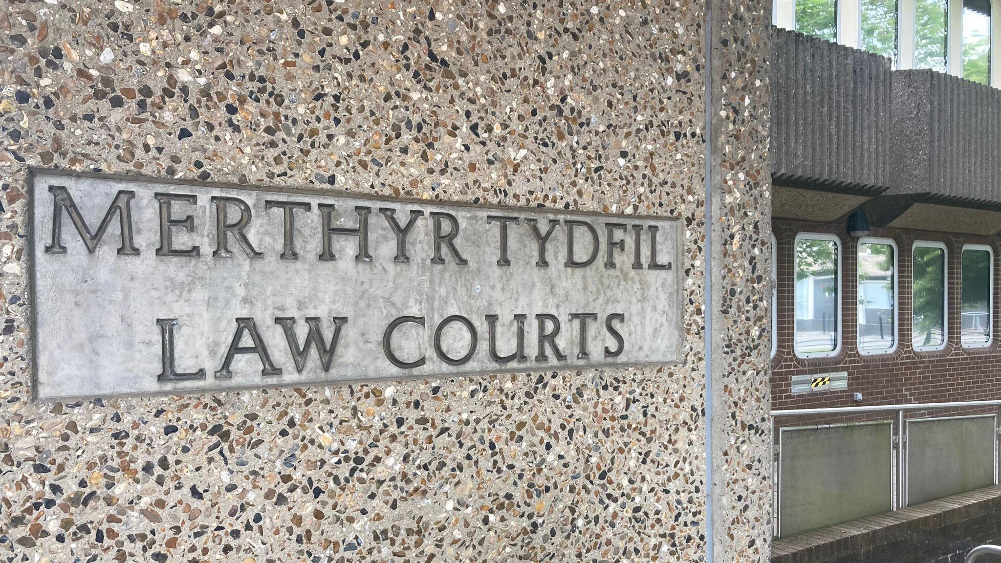 The outside of Merthyr Tydfil Crown Court