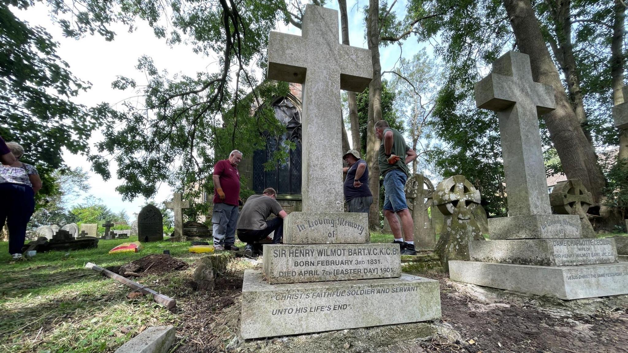 Sir Henry Wilmot's grave 