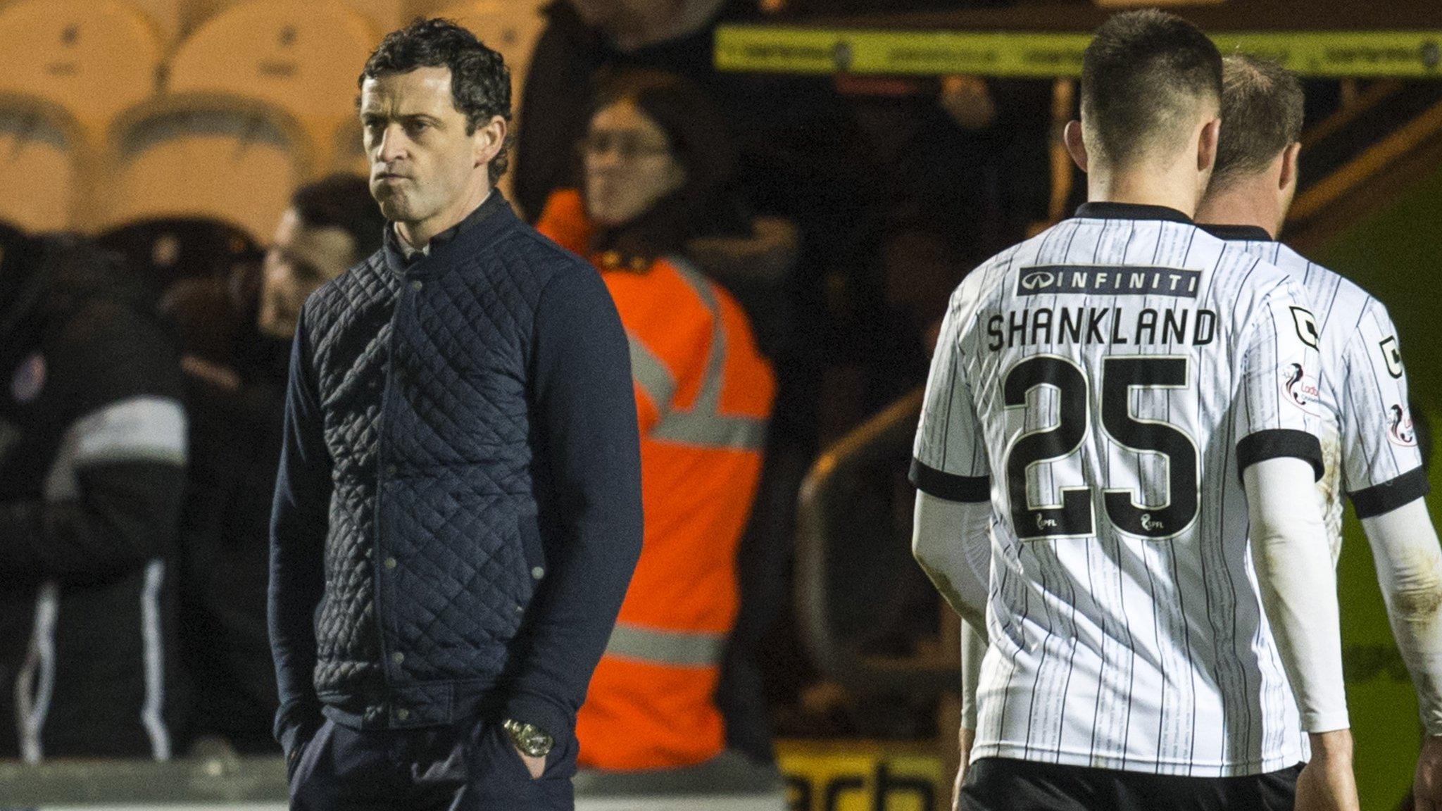 St Mirren manager Jack Ross