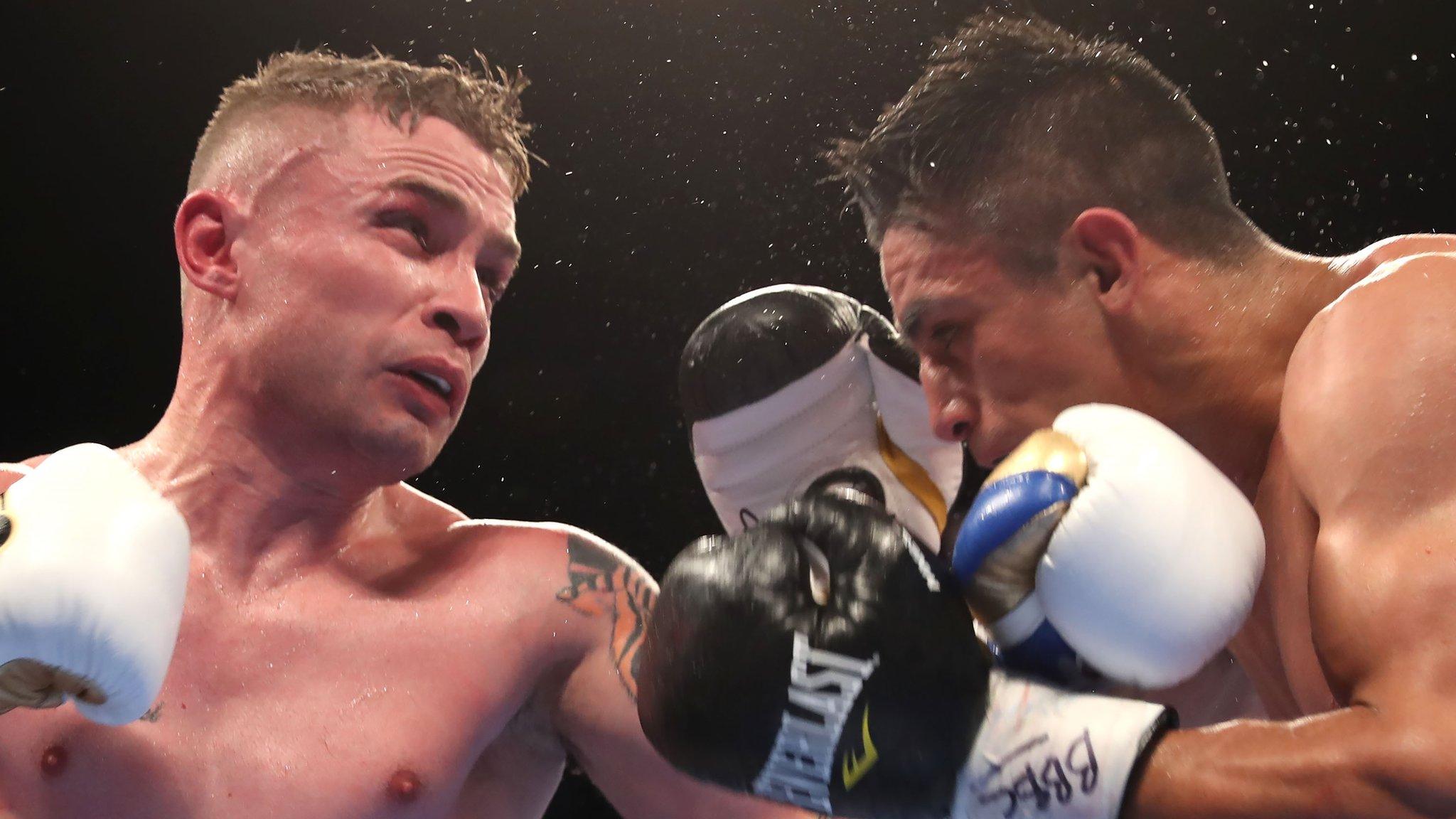 Carl Frampton beat Horacio Garcia on points