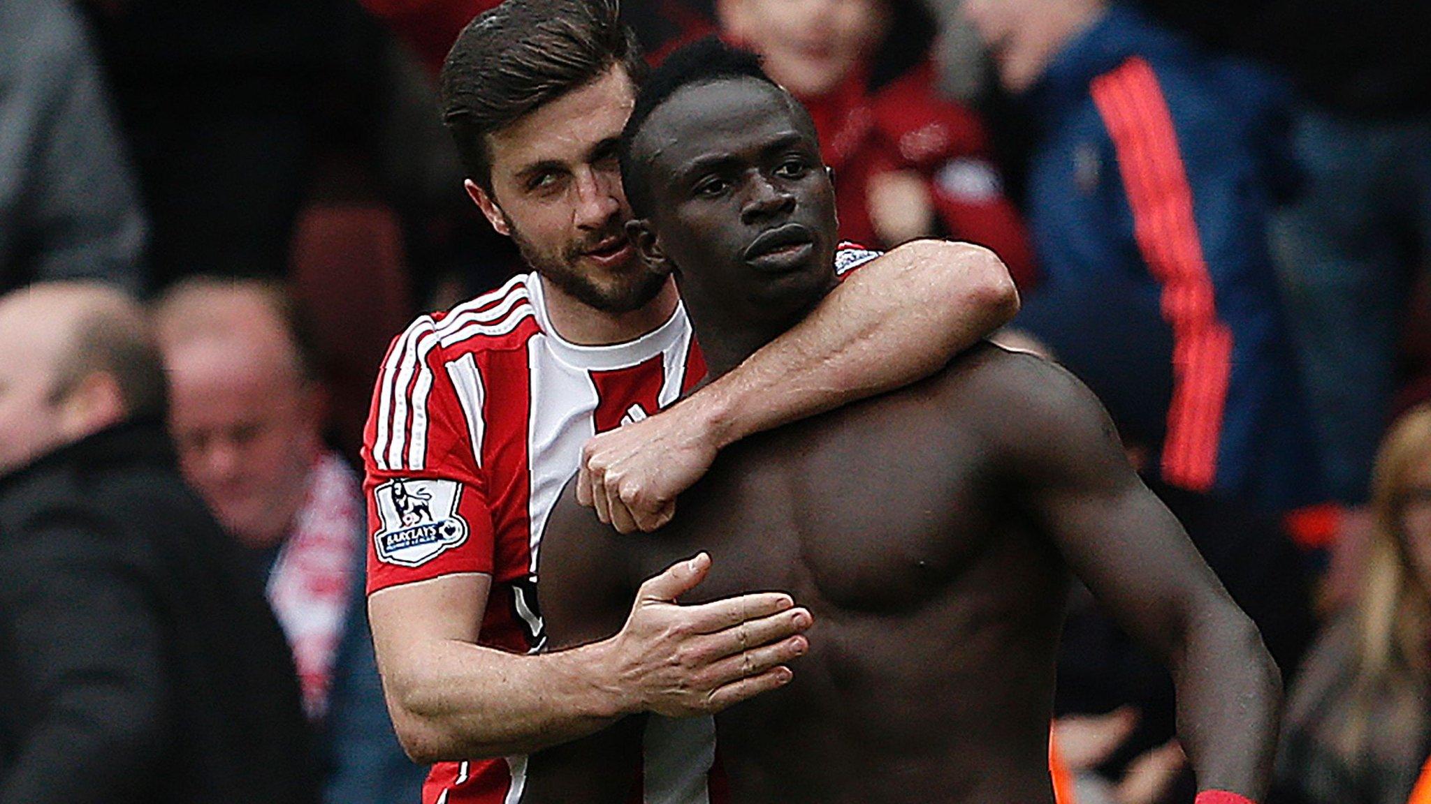 Sadio Mane and Dusan Tadic