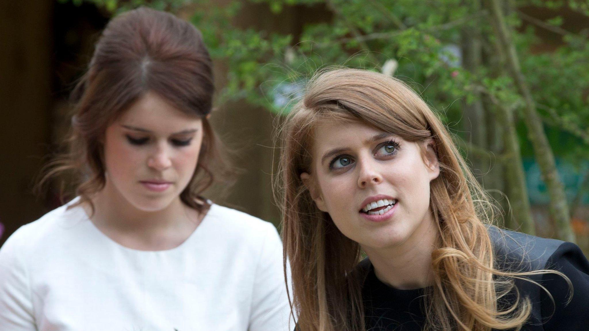 Princesses Beatrice and Eugenie