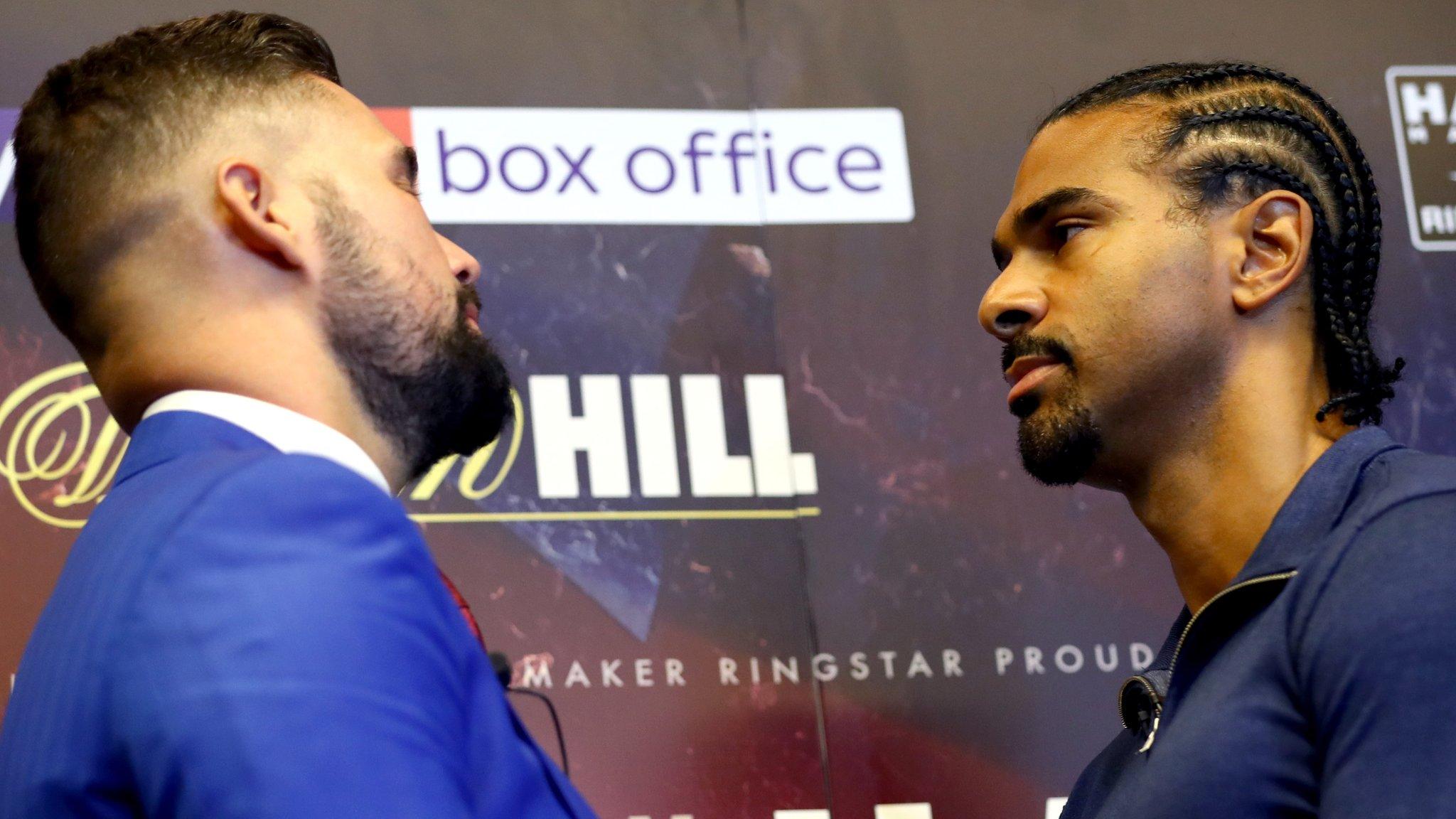 Tony Bellew (left) and David Haye