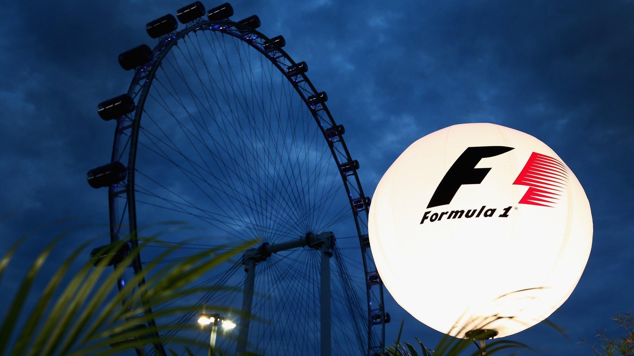 A view of the Singapore Flyer