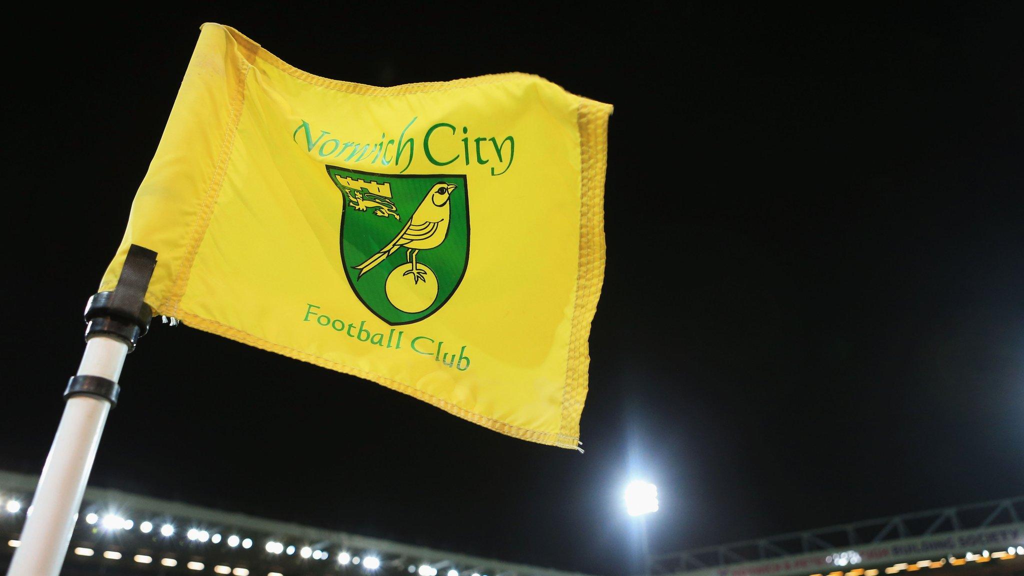 Norwich City Footbal Club corner flag