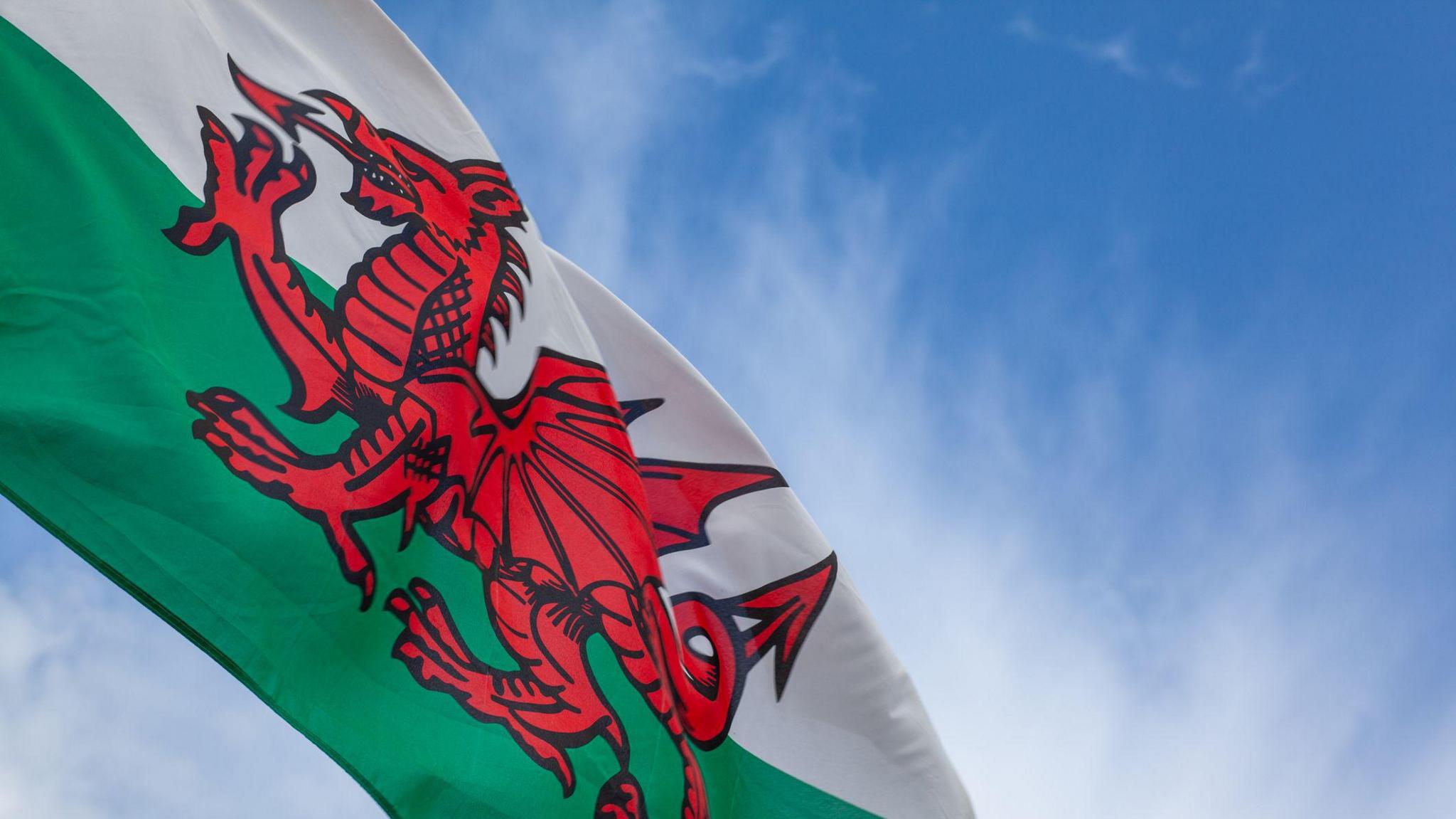 Welsh flag. 