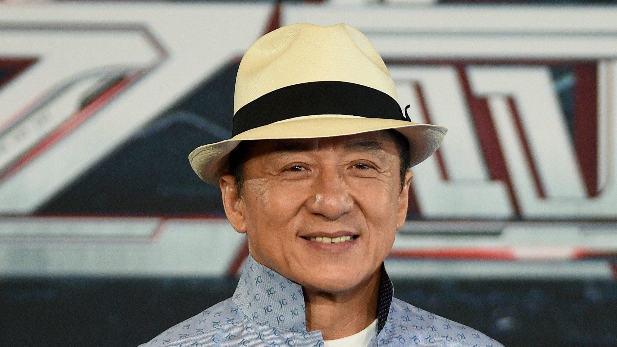 Hong Kong actor Jackie Chan during a press conference to announce the start of production of Bleeding Steel. Sydney, Australia, 28 July 2016.