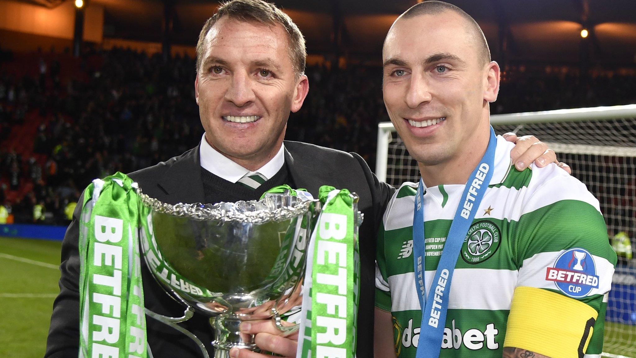 Brendan Rodgers and Scott Brown