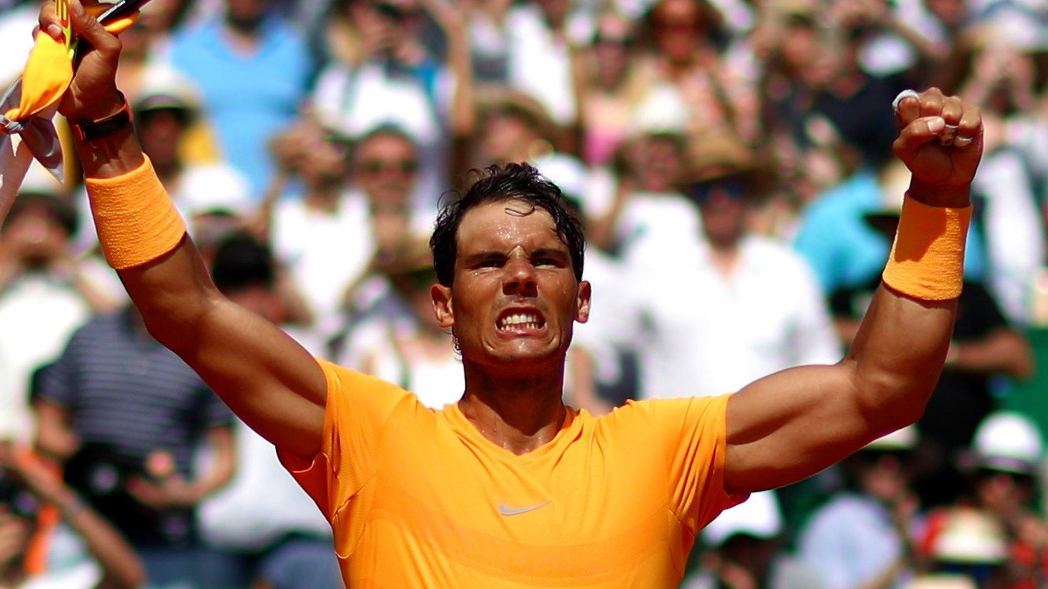 Rafael Nadal beats Grigor Dimitrov in Monte Carlo