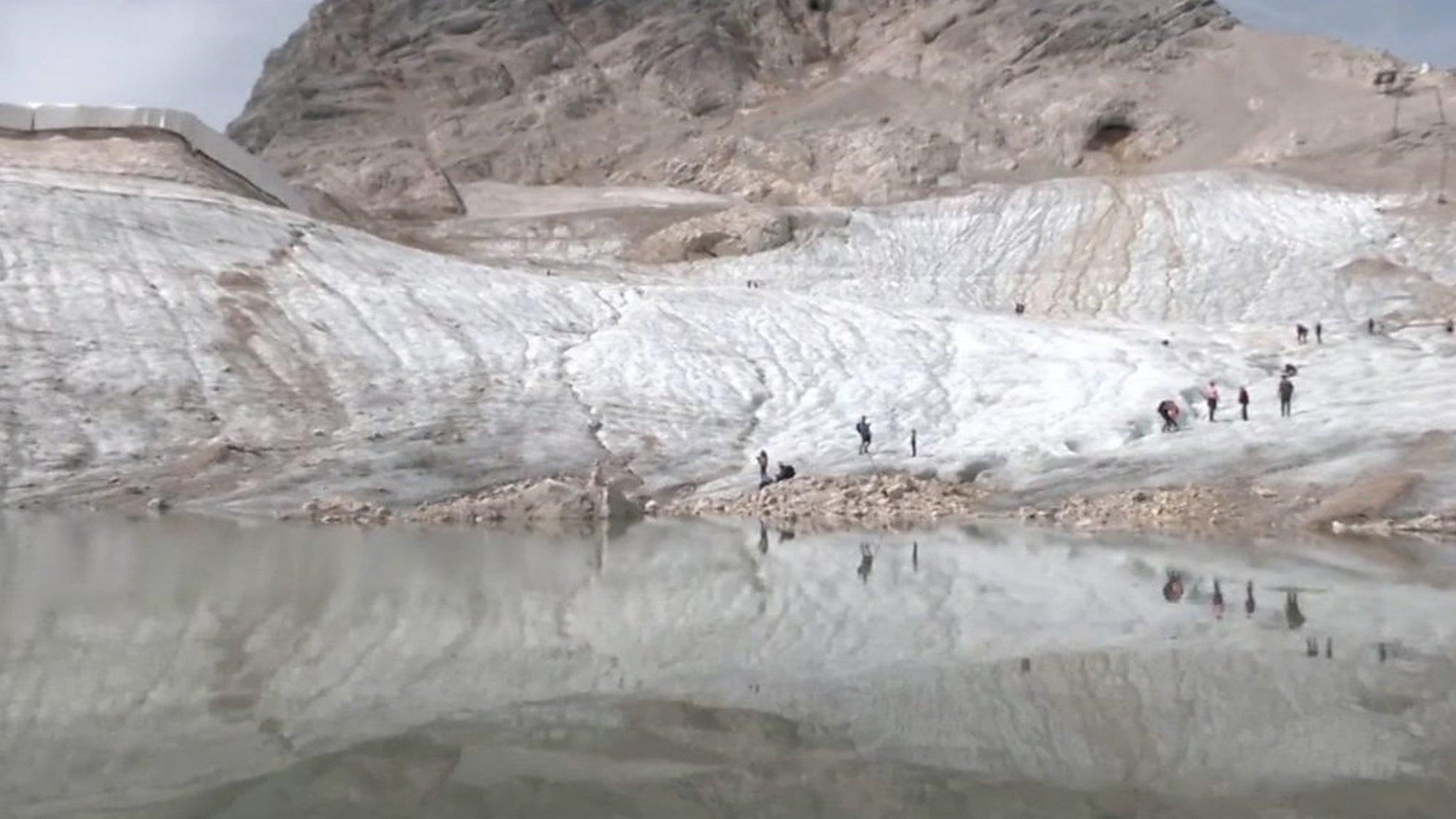 German glaciers melting