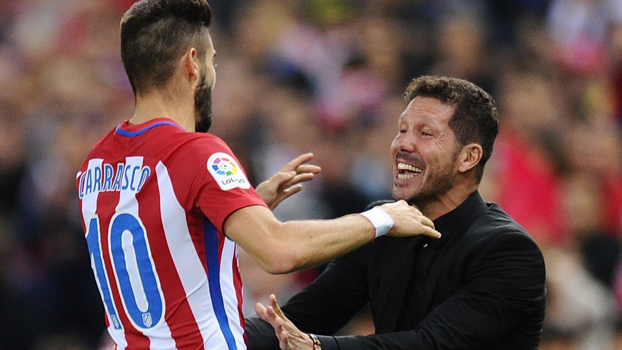 Yannick Carrasco celebration